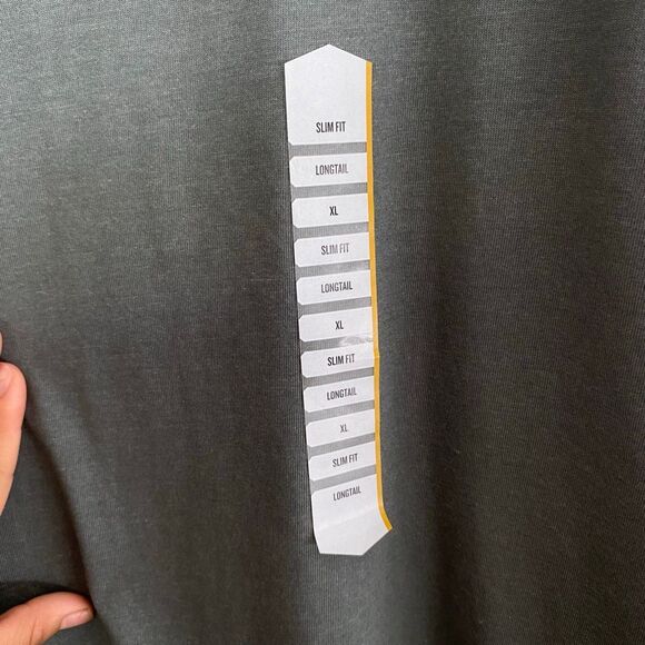 Duluth Trading Co Longtail T Long Sleeve Shirt Slim Fit XL Gray NWT Men’s - Picture 6 of 7